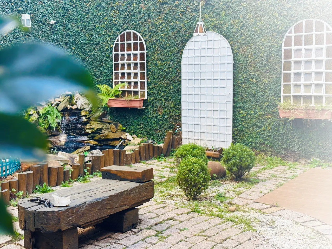 Jardim da clínica Ergon Saúde em Sorocaba